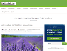 Tablet Screenshot of linkkollekcio.info